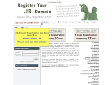 Tablet Screenshot of ir-register.com